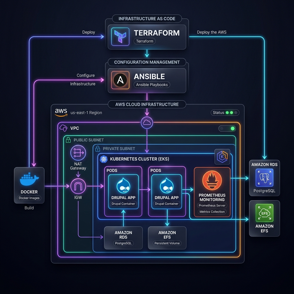 Drupal DevOps Platform Architecture